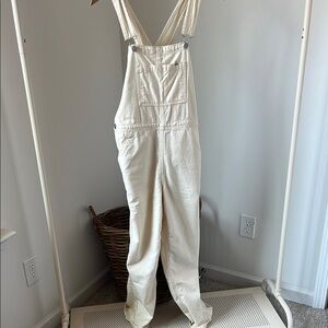 New without tags Everlane Off White Overalls size 2